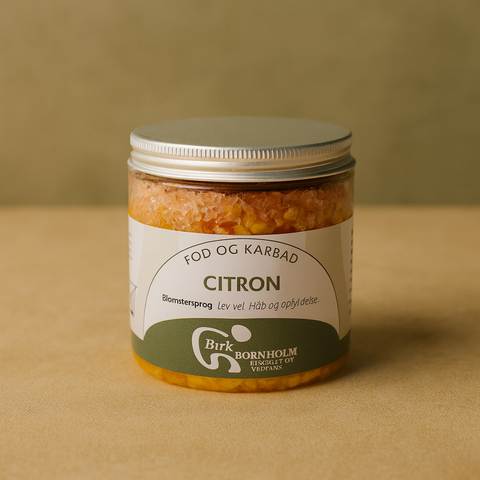 Citron fod- og karbad