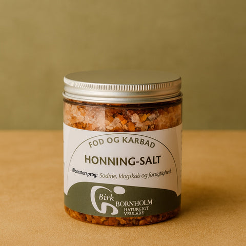 Honning-salt fod- og karbad