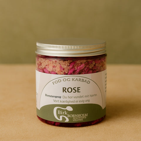 Rose fod- og karbad