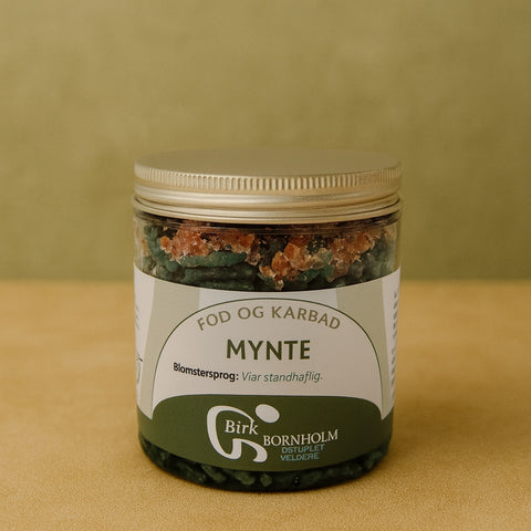 Mynte fod- og karbad