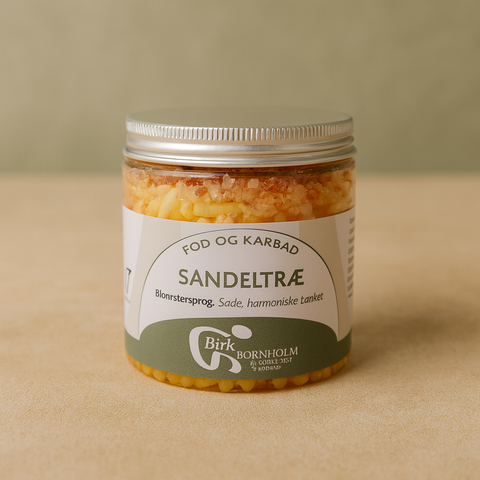 Sandeltræ fod og -karbad