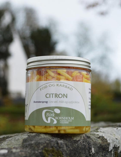 Citron fod- og karbad